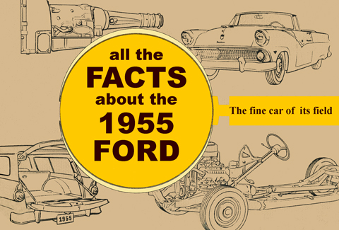 All The Facts About The 1955 Ford Booklet&nbsp; cover