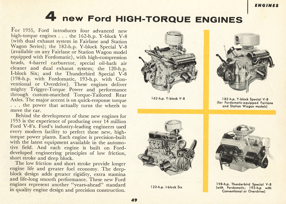 All the Facts About the 1955 Ford Page 49