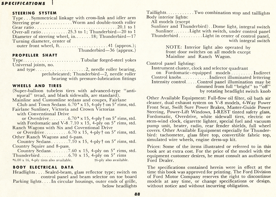 All the Facts About the 1955 Ford Page 88