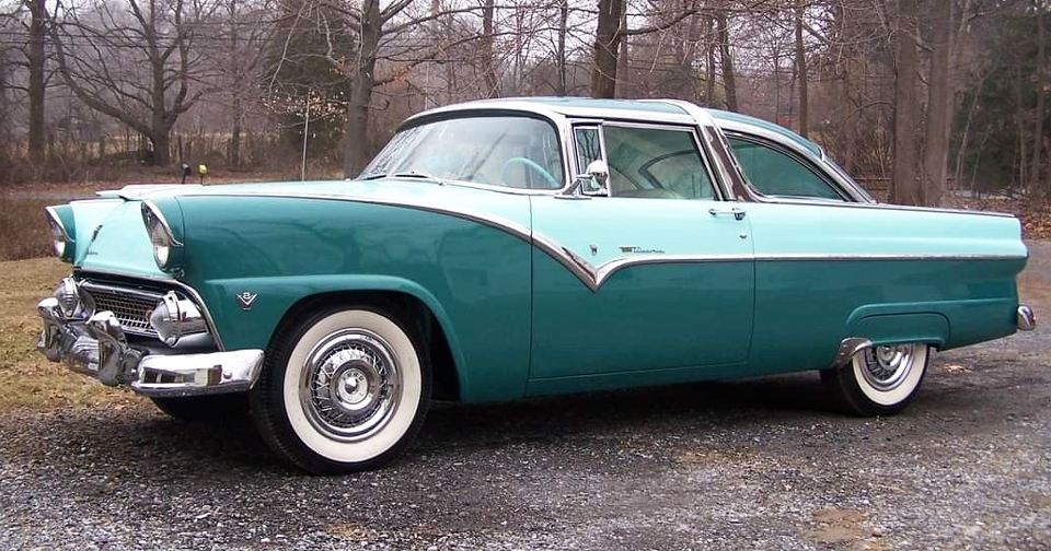 1955 Fairlane Crown Victoria&nbsp; left front