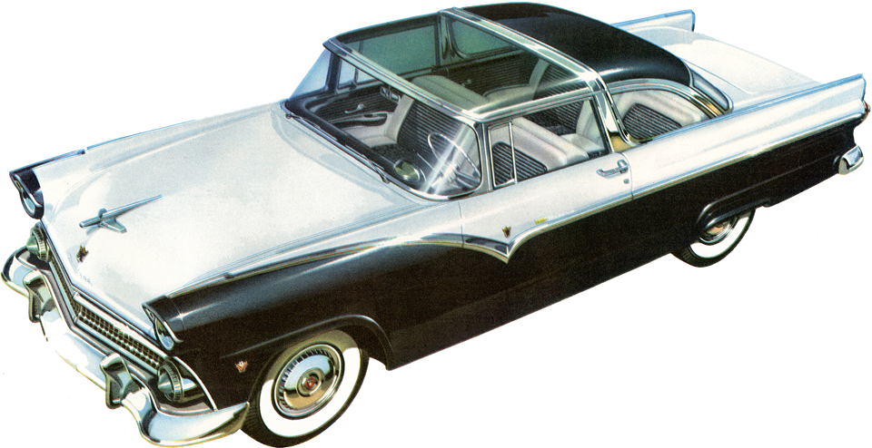 1955 Ford Fairlane Crown Victoria Transparent Top&nbsp; illustration