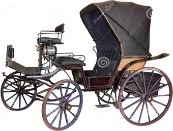 Victorian era calash or Victoria carriage
