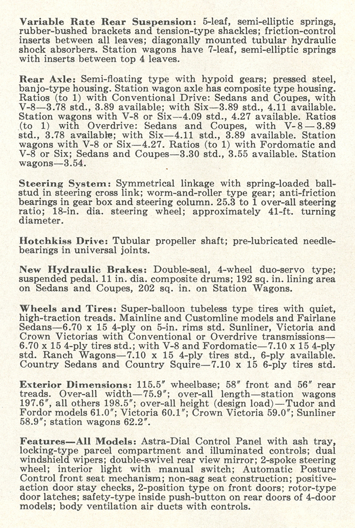 Specifiations page 2 of 3