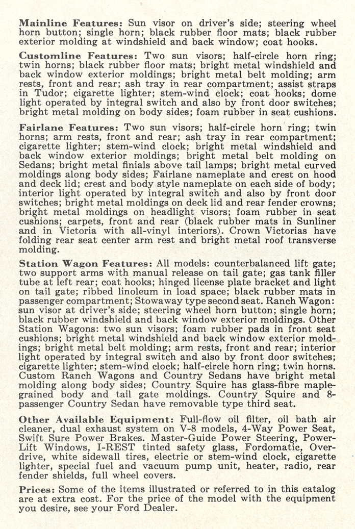 Specifiations page 3 of 3